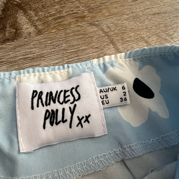 Princess Polly Shelly Blue Mini Skirt - Picture 4 of 4